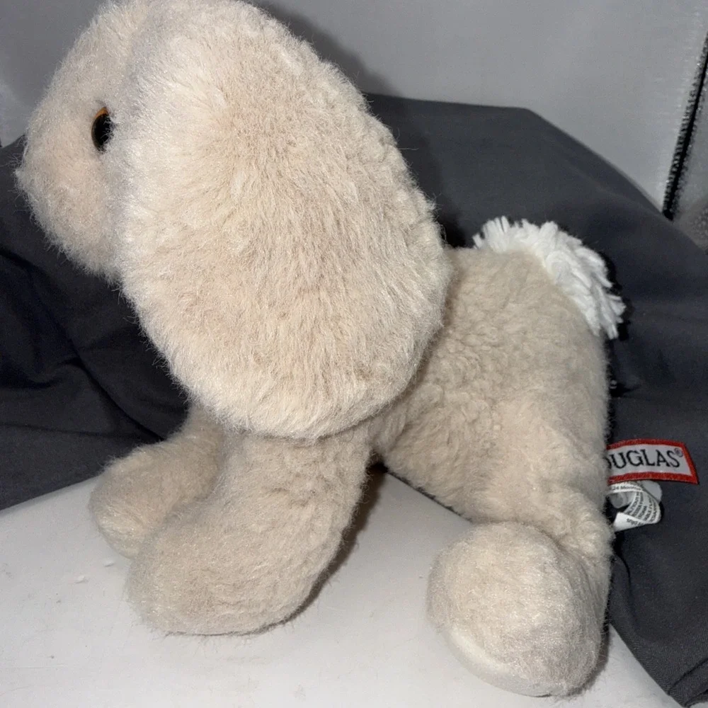 Douglas Cuddle Toys Floppy Ear Bunny Rabbit Plush Beige